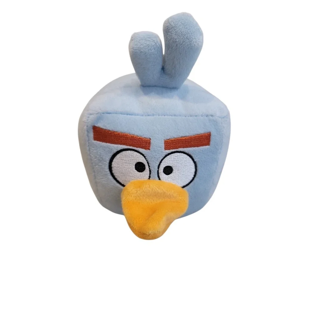 Angry Birds Space Plush Ice Cube Blue Square Bird Toy Stuffed Animal 6